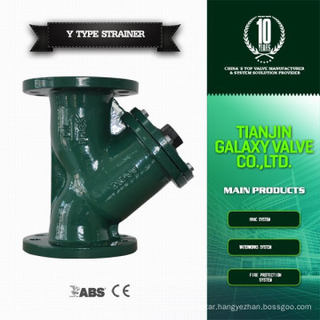 cast iron y type water strainer